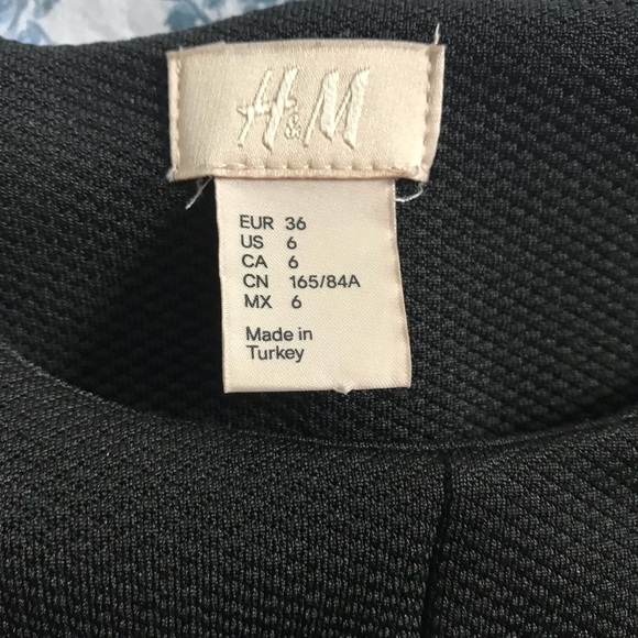 Black Peplum Top - Picture 2 of 2